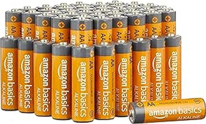 Amazon Basics 48-Pack AA Alkaline High-Performance Batteries, 1.5 Volt, 10-Year Shelf Life | Amazon (US)