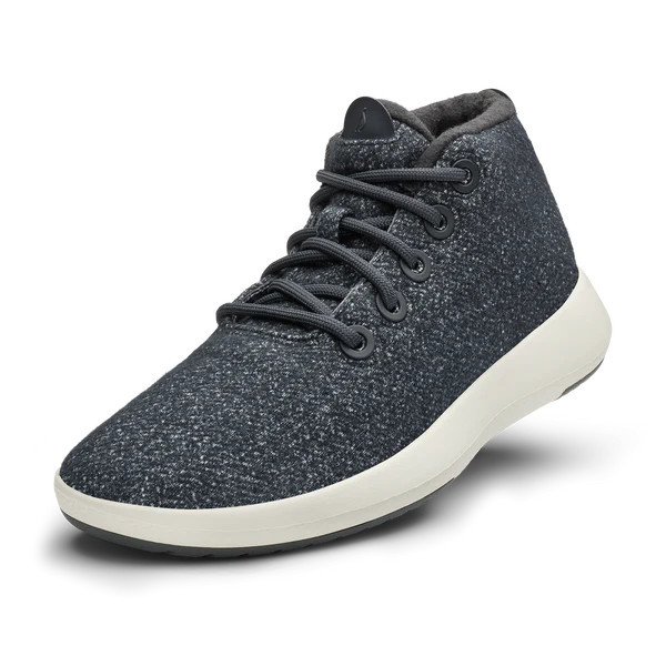 Men's Wool Runner-up Mizzles - Dark Grey (Natural White Sole) | Allbirds