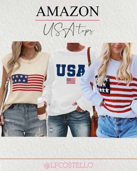 USA tops - July 4th tee - America sweater 

#LTKFindsUnder50 #LTKStyleTip #LTKSaleAlert