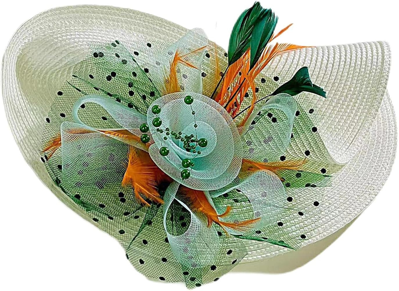 L’ouve Vintage Fascinators Hat for Girls，Tea Party Hats for for Women，20s 50s Pillbox Hat | Amazon (US)