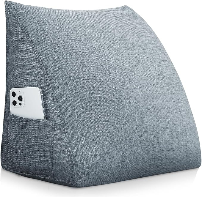 Wedge Pillow Headboard Reading Pillow for Bed and Sofa | Amazon (US)