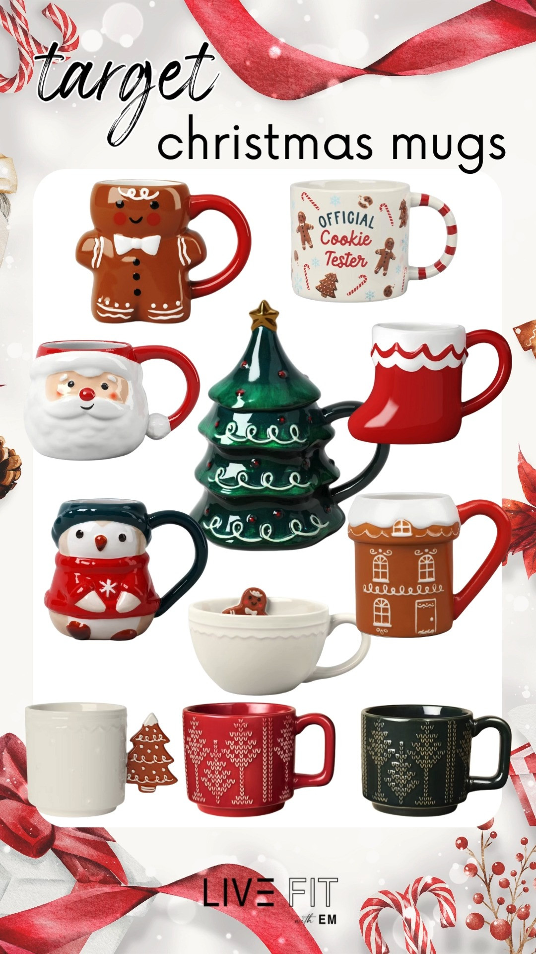 Sip, smile, repeat Target’s Christmas mugs are serving festive joy in every pour! Perfect for cocoa nights and merry mornings. ☕🎄💫  
#TargetStyle #HolidayHome #ChristmasDecor #CozyVibes #GiftIdeas #FestiveFinds #HomeInspo #HolidaySeason #TargetFinds #MugLove 

 #LTKGiftGuide #LTKHoliday