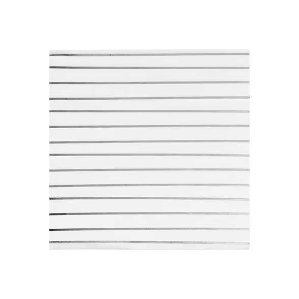 30ct Disposable Lunch Napkins Silver - Spritz™ | Target