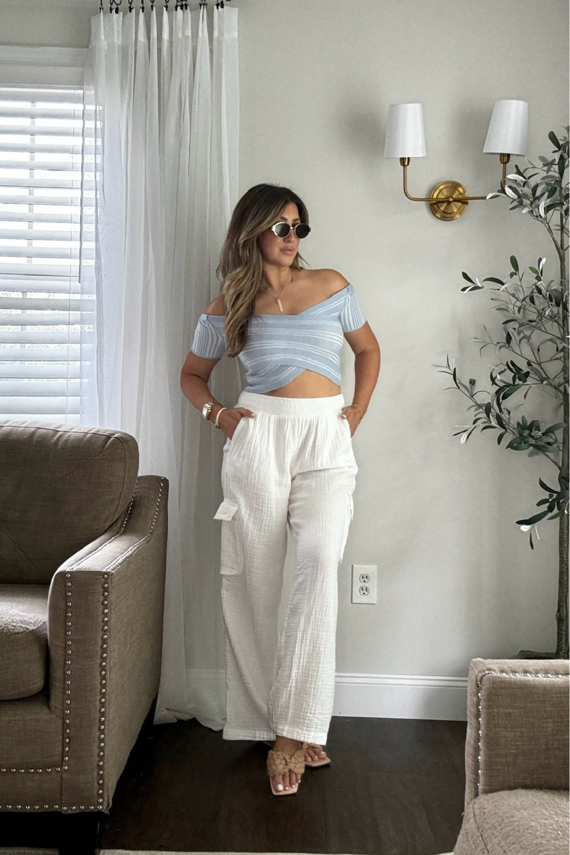Aerie outfit for summer! Elevated casual is the vibe. Weairng meds. Xx 

#LTKTravel #LTKStyleTip #LTKFindsUnder100

#LTKSwim #LTKSeasonal #LTKSummerSales