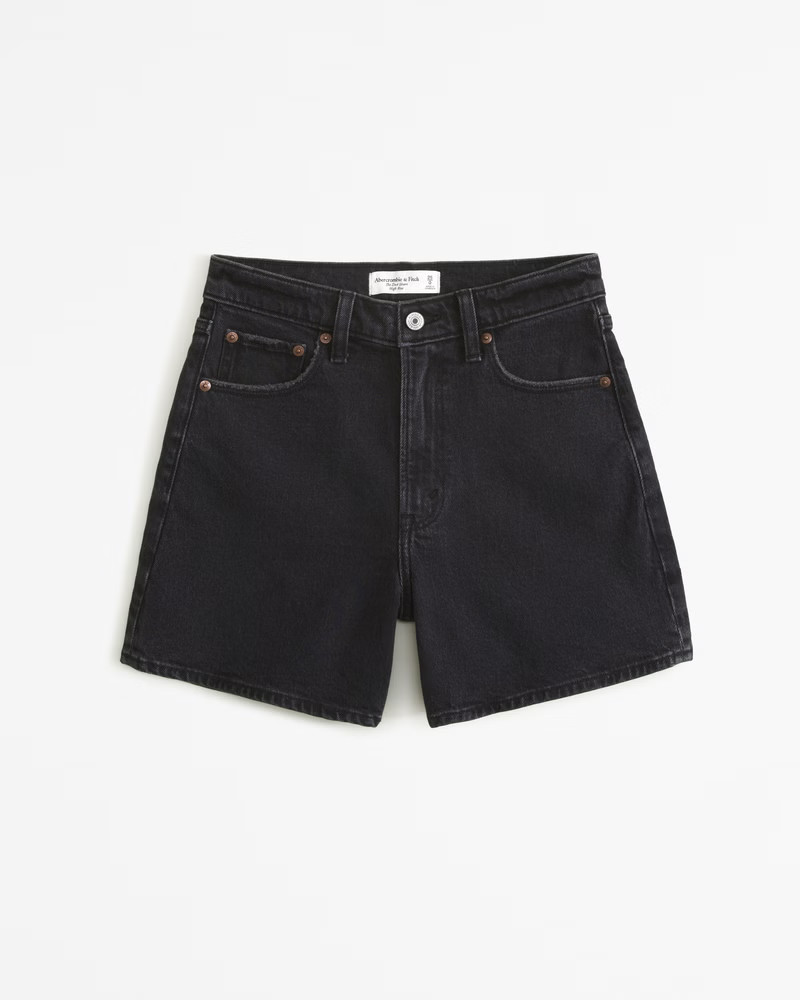 Women's High Rise Dad Short | Women's Bottoms | Abercrombie.com | Abercrombie & Fitch (US)