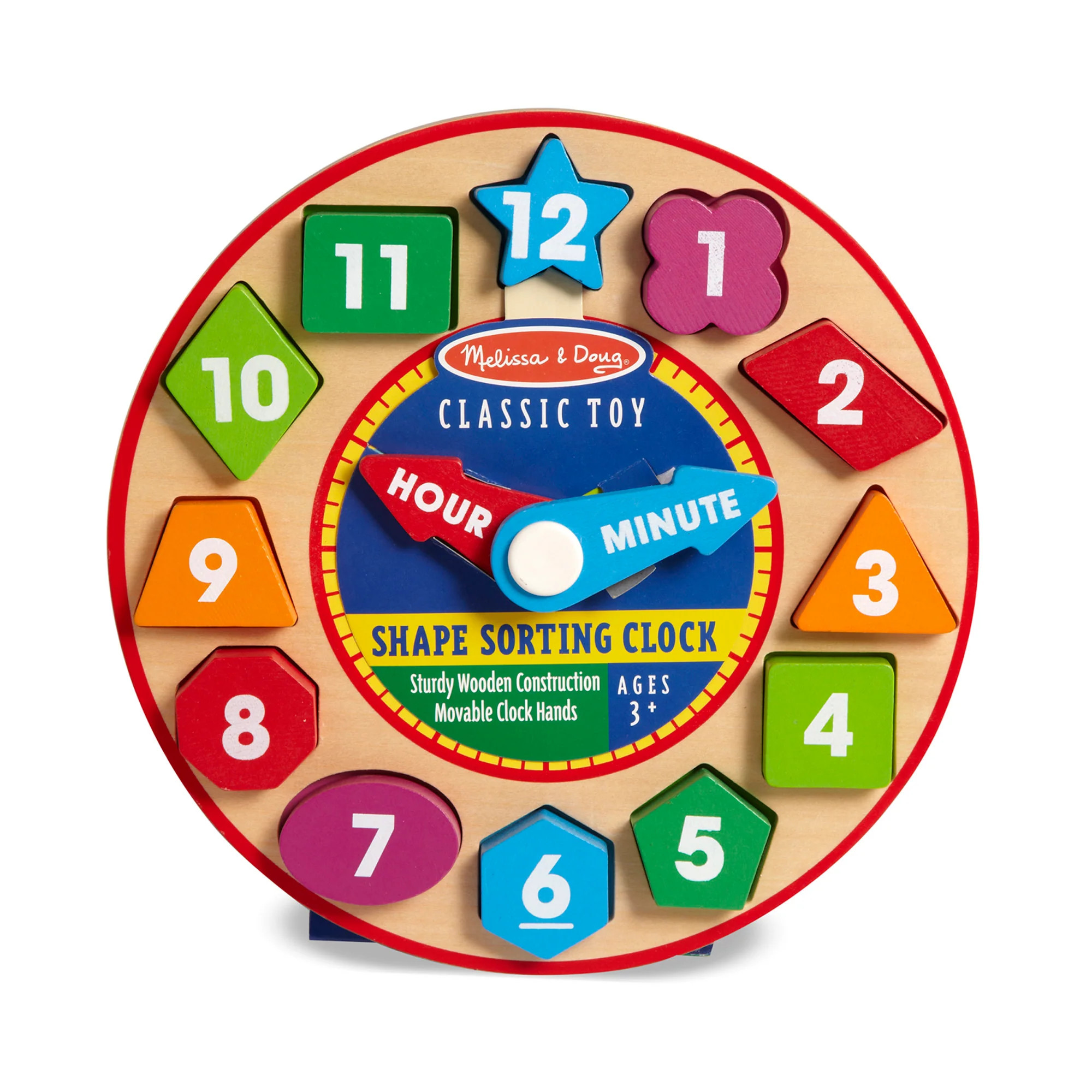Shape Sorting Clock | Melissa and Doug
