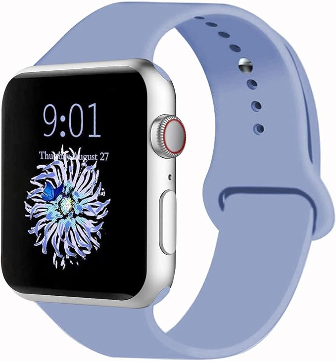 VATI Sport Band Compatible for Apple Watch Band 38mm 40mm 42mm 44mm, Soft Silicone Sport Strap Re... | Amazon (US)