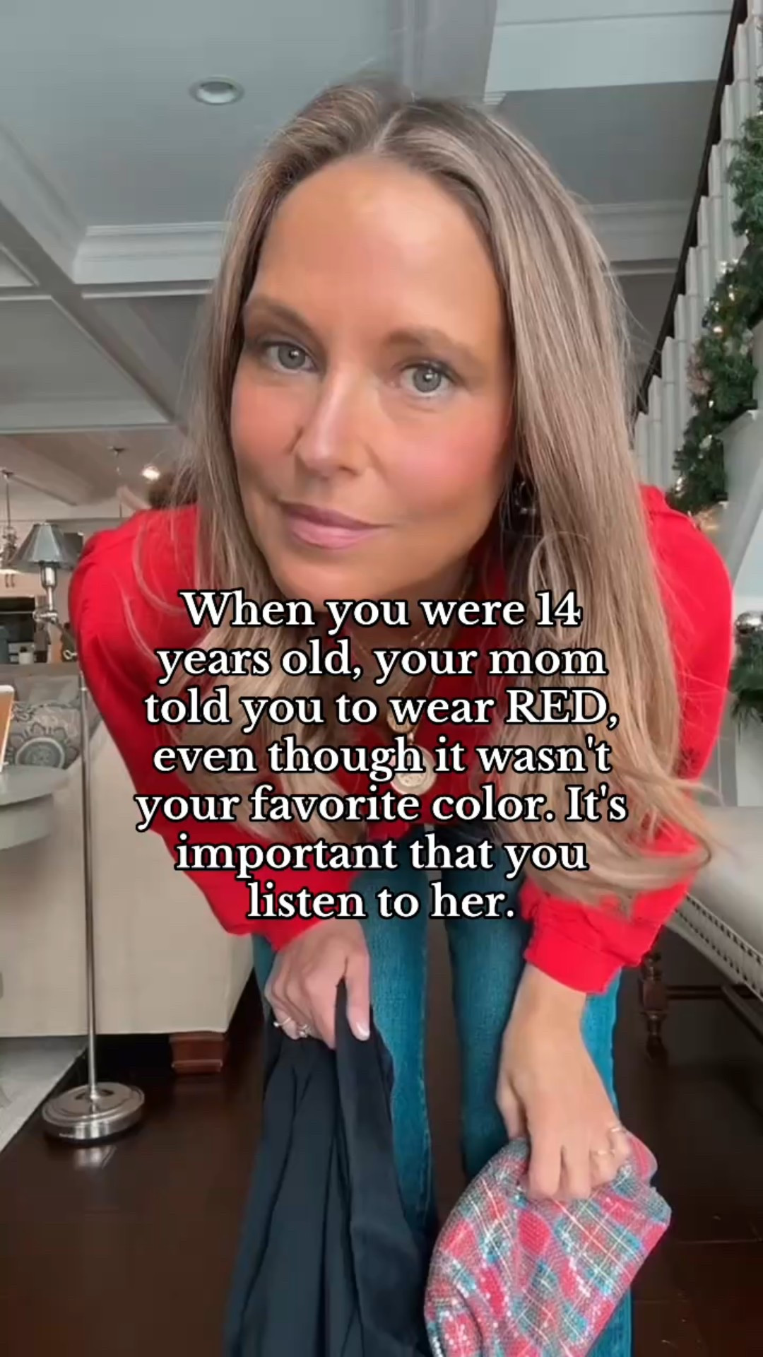 When I was 14, my mom told me to wear red. It wasn’t my favorite color… but I listened. At 53, I’d give anything to hear her voice again, about clothes, life, or nothing at all. So today, I wear red for her. ❤️

I put together all these outfits for my mom in heaven, but also for you. Xoxo

#LTKdayinmylife #LTKHoliday #LTKOver40