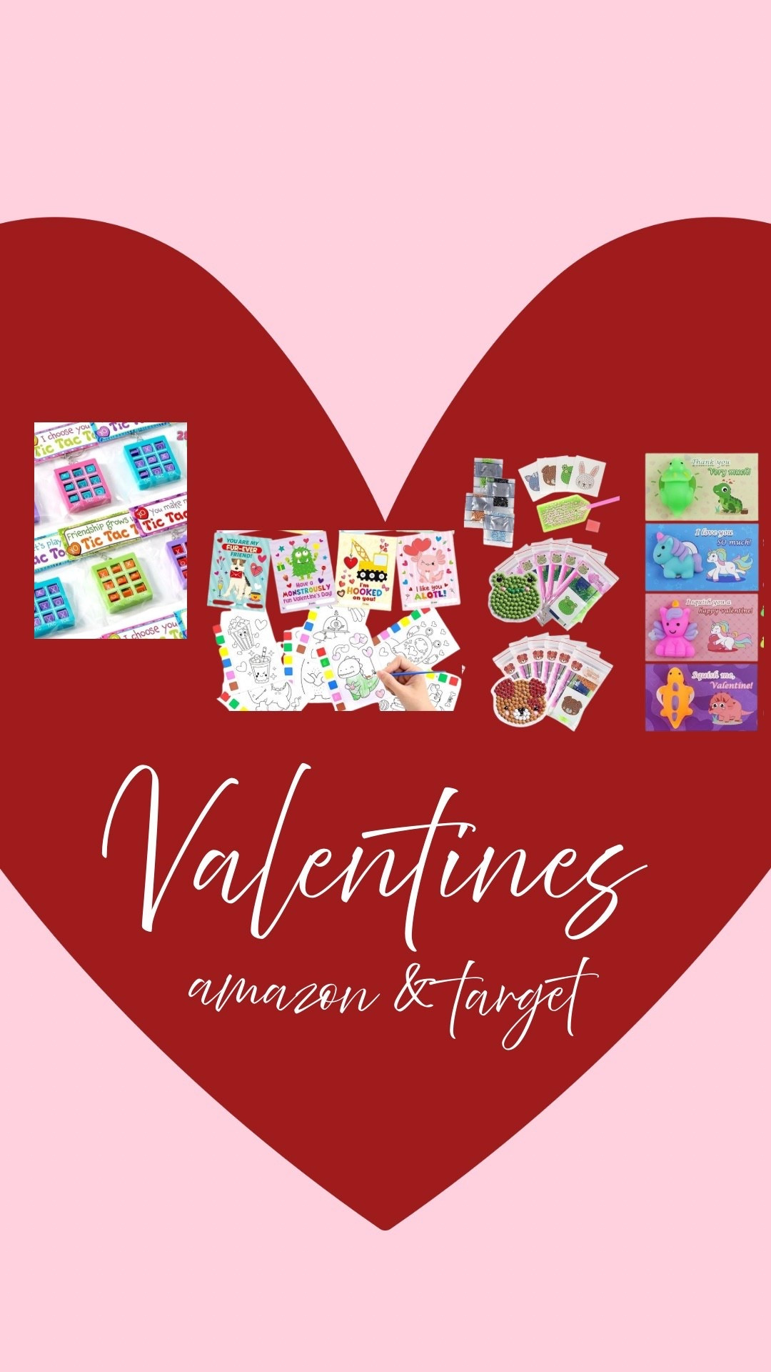 Valentines that will arrive with plenty of time to assemble! #classvalentines #valentines #valentine #valentinesday #amazonfinds #targetfinds

#LTKValentine #LTKmomlife #LTKKids