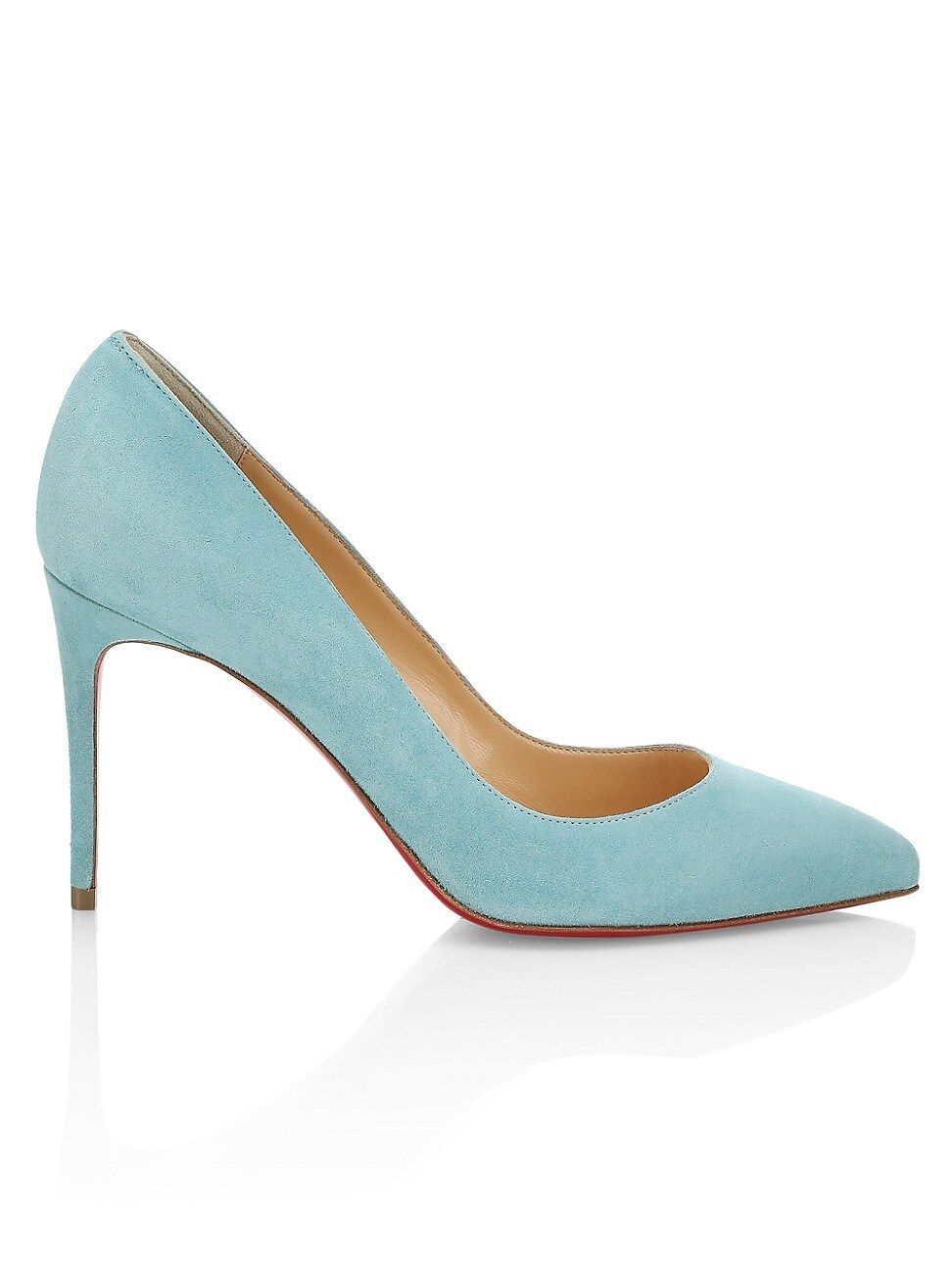 Christian Louboutin Women's Pigalle Follies 85 Suede Pumps - Blue - Size 5 | Saks Fifth Avenue