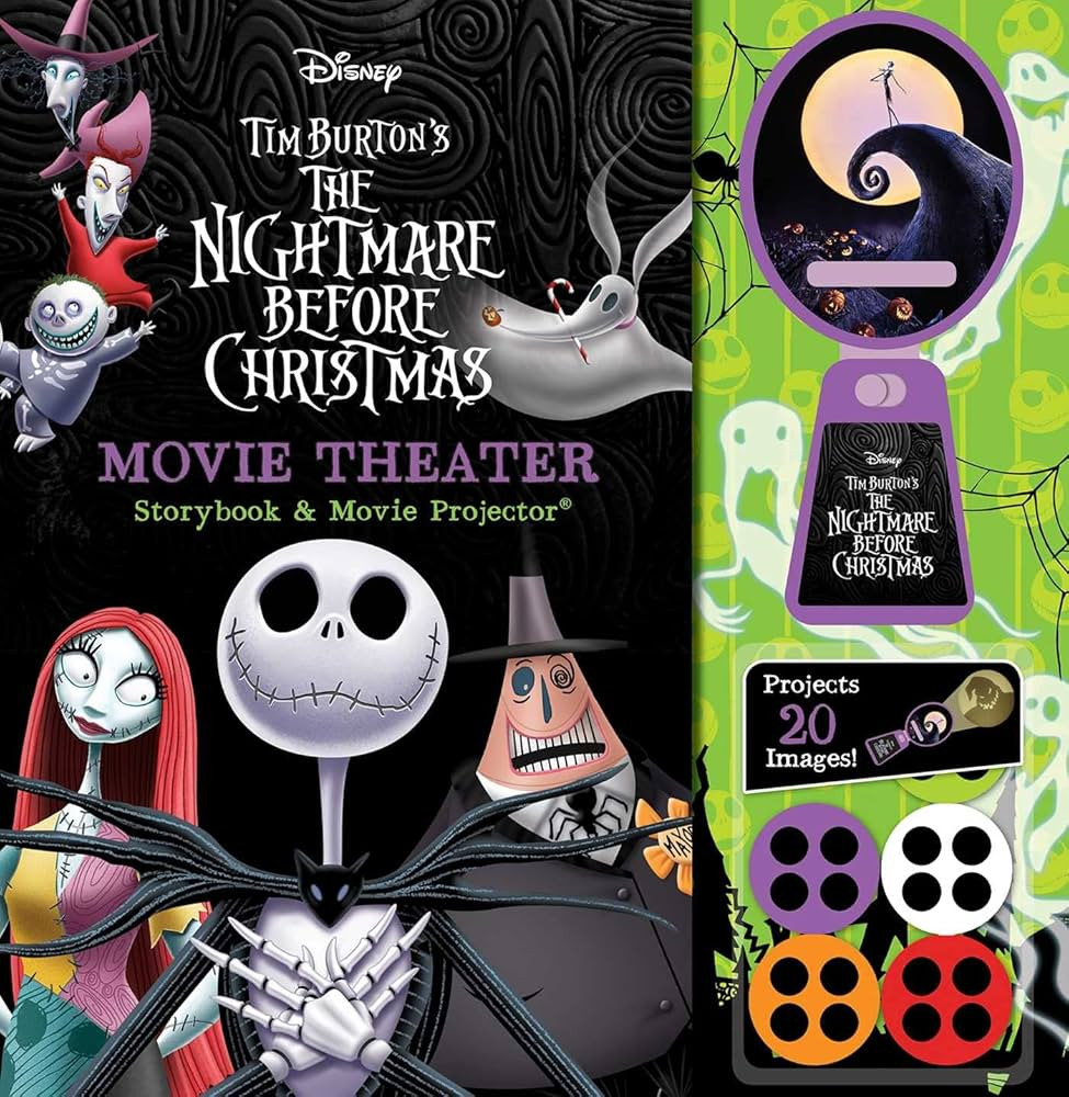 Disney: Tim Burton's The Nightmare Before Christmas Movie Theater Storybook & Movie Projector | Amazon (US)