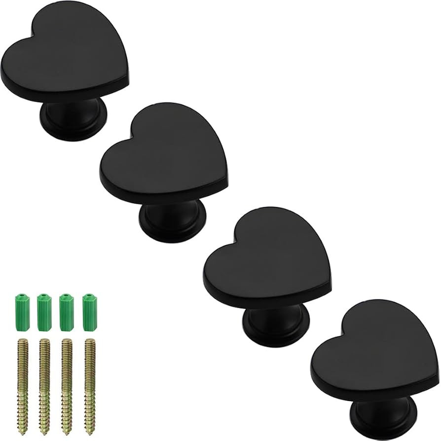 Heart Shaped Coat Hook, Decorative Wall Hook, Single Prong Robe Hook for Clothes Bags Hats Simple... | Amazon (US)