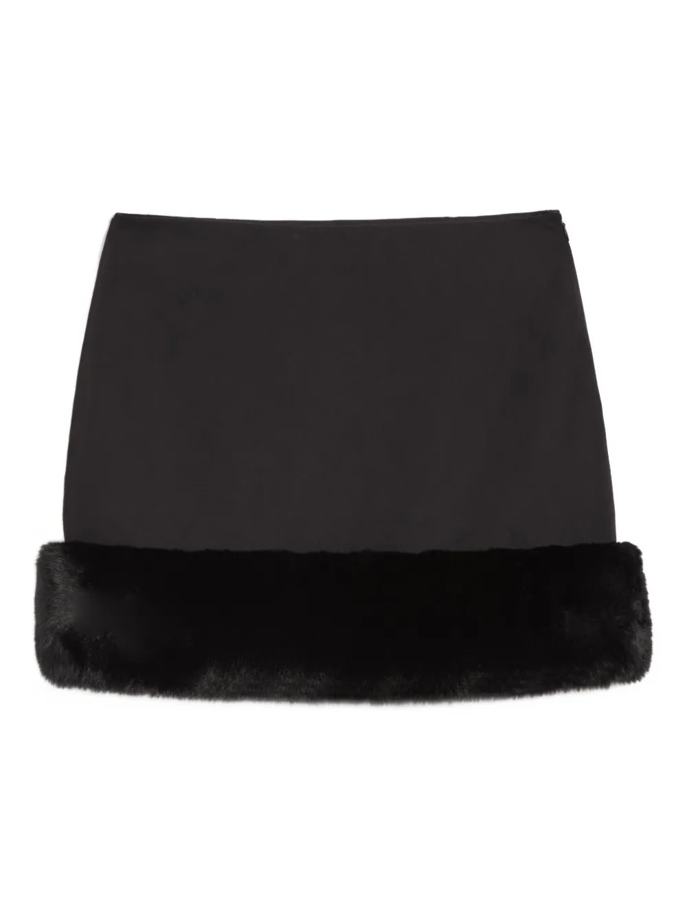 Meadow faux-fur trimmed mini skirt | Farfetch Global