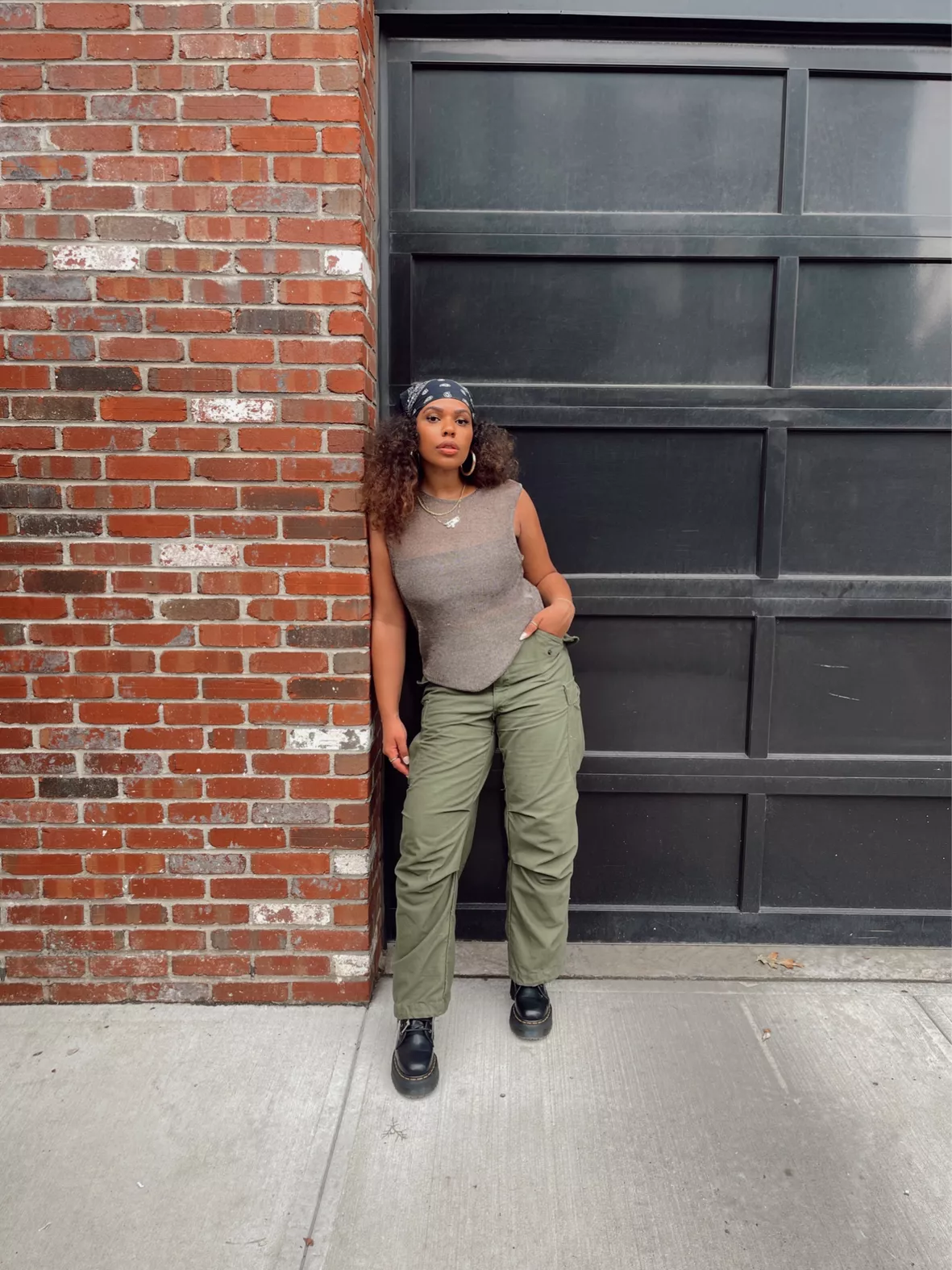 Oversize Cotton Cargo Pants curated on LTK