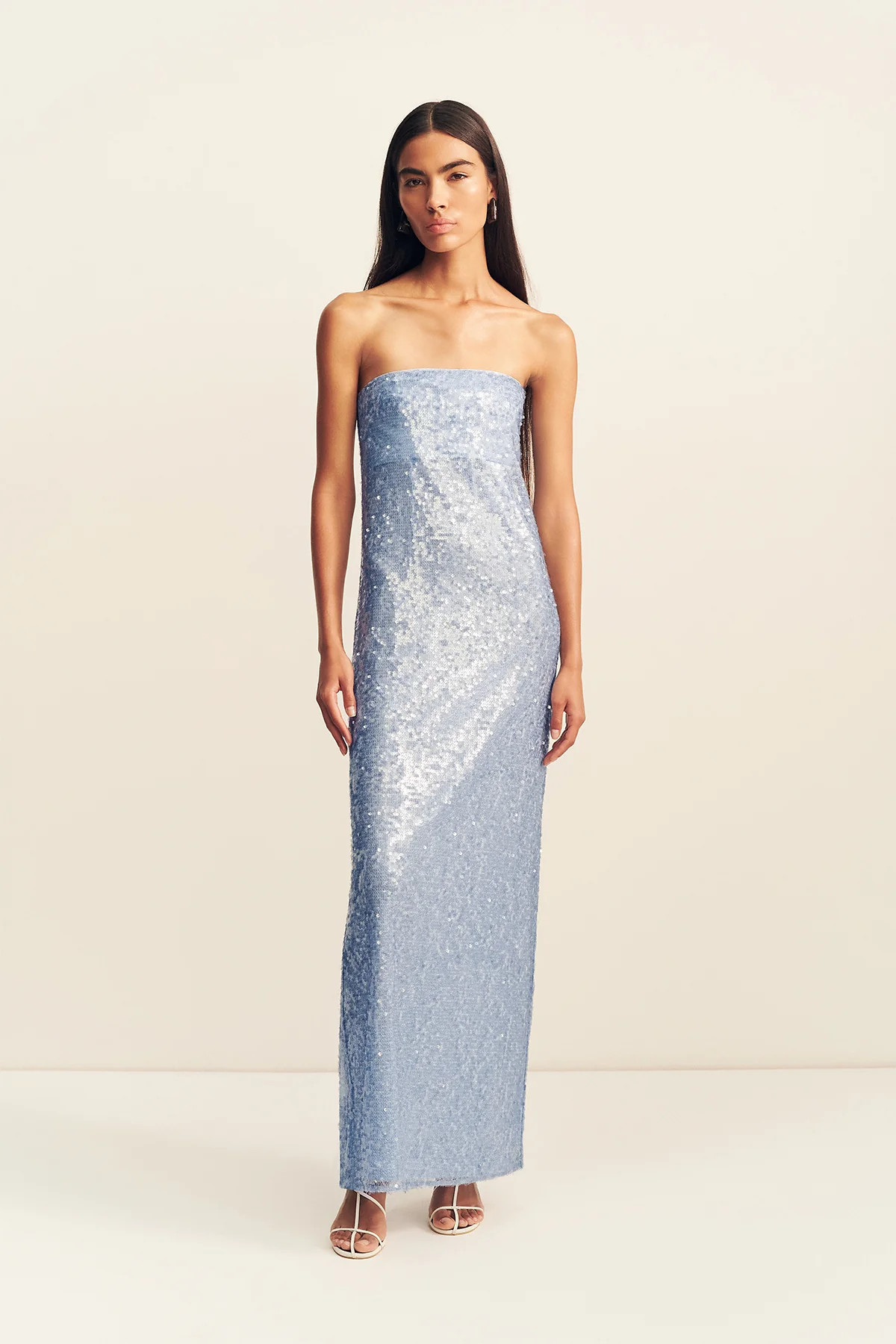 Amerie Strapless Maxi Dress | Arcadian Blue | Dresses | Shona Joy | Shona Joy
