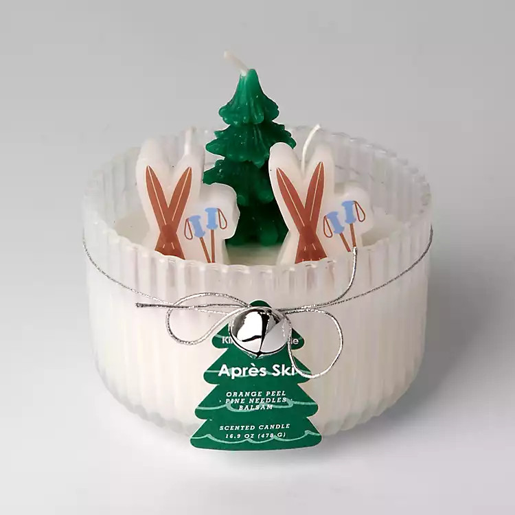 New! Apres Ski 3D Triple Wick Jar Candle | Kirklands