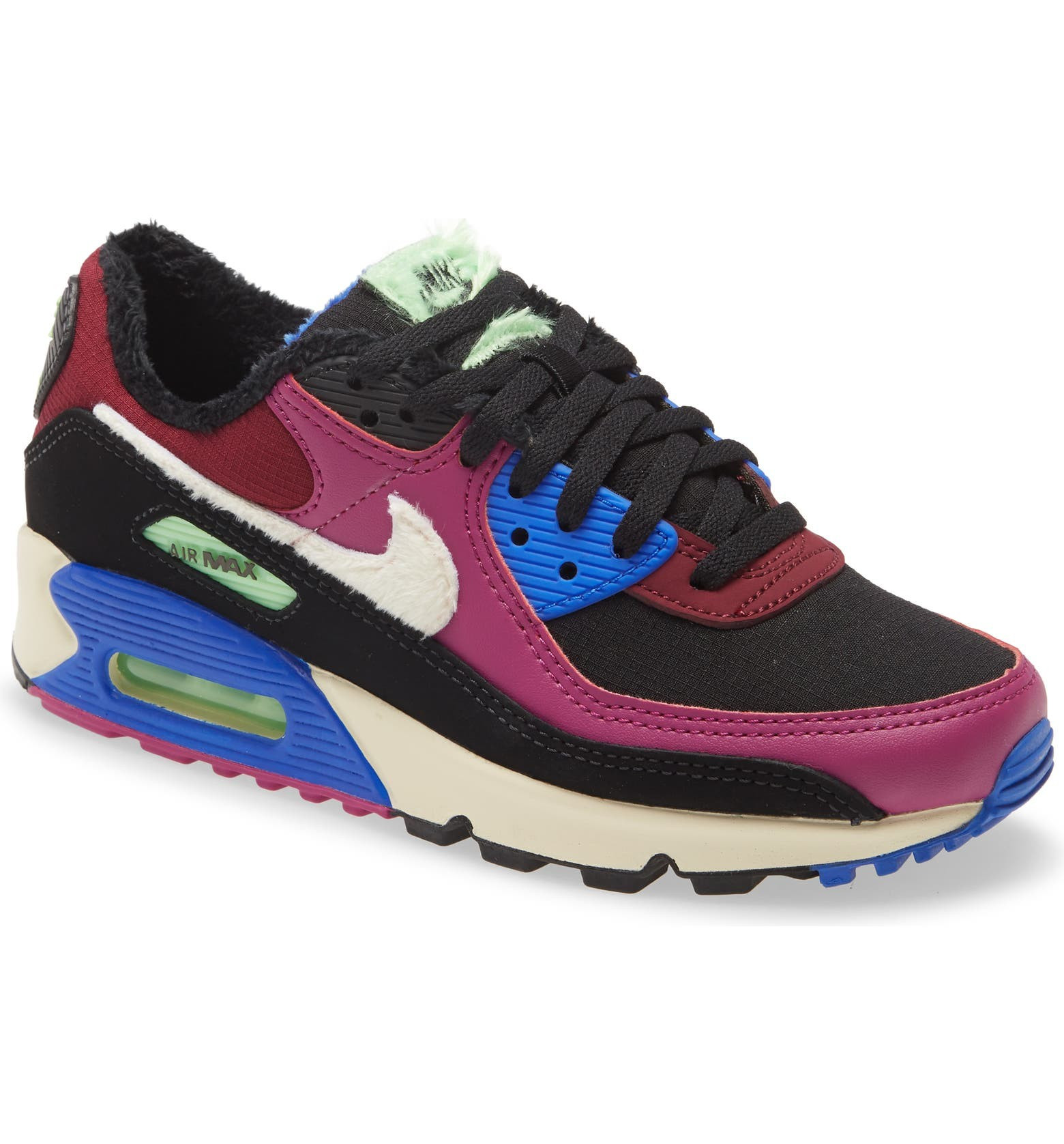 Air Max 90 PRM Fur Lined Sneaker | Nordstrom