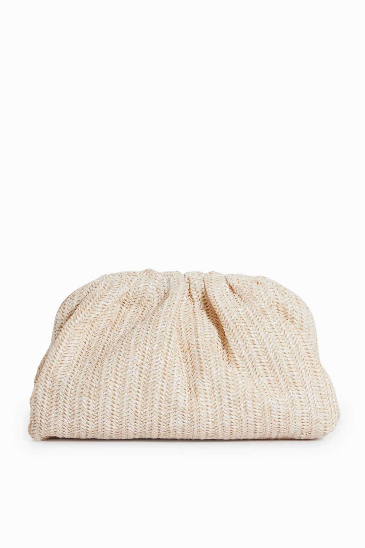 Light Raffia Slouchy Clutch | Tuckernuck (US)