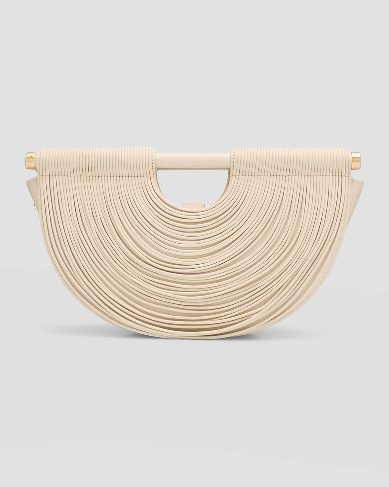 Lou Drape Fringe Top-Handle Bag | Neiman Marcus