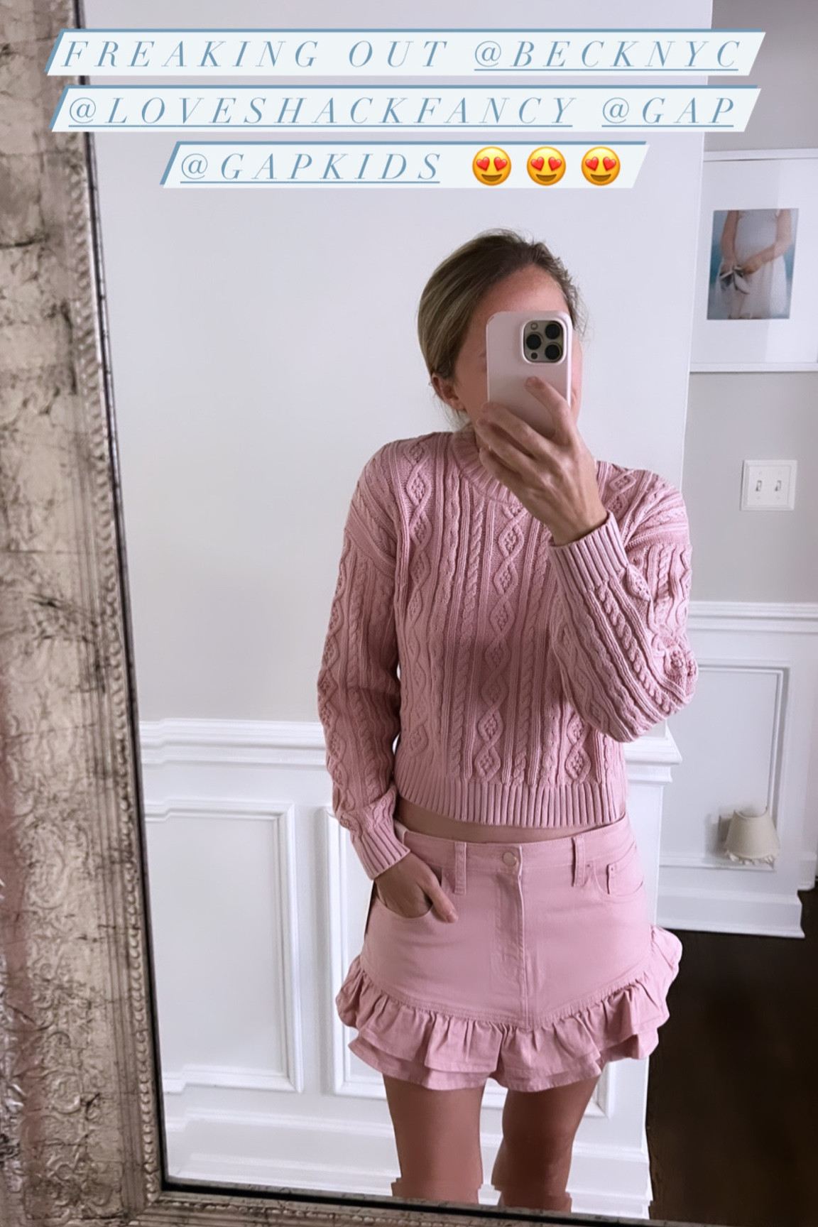 Gap pink outlet sweater