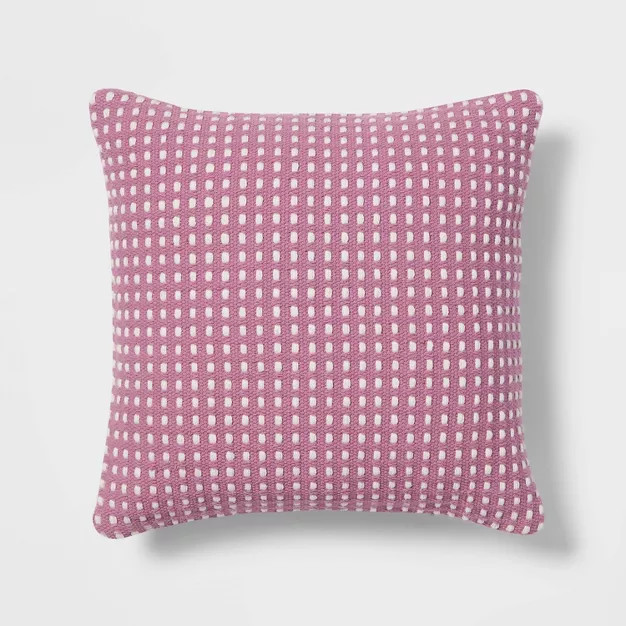 Woven Dot Square Throw Pillow - Threshold™ | Target