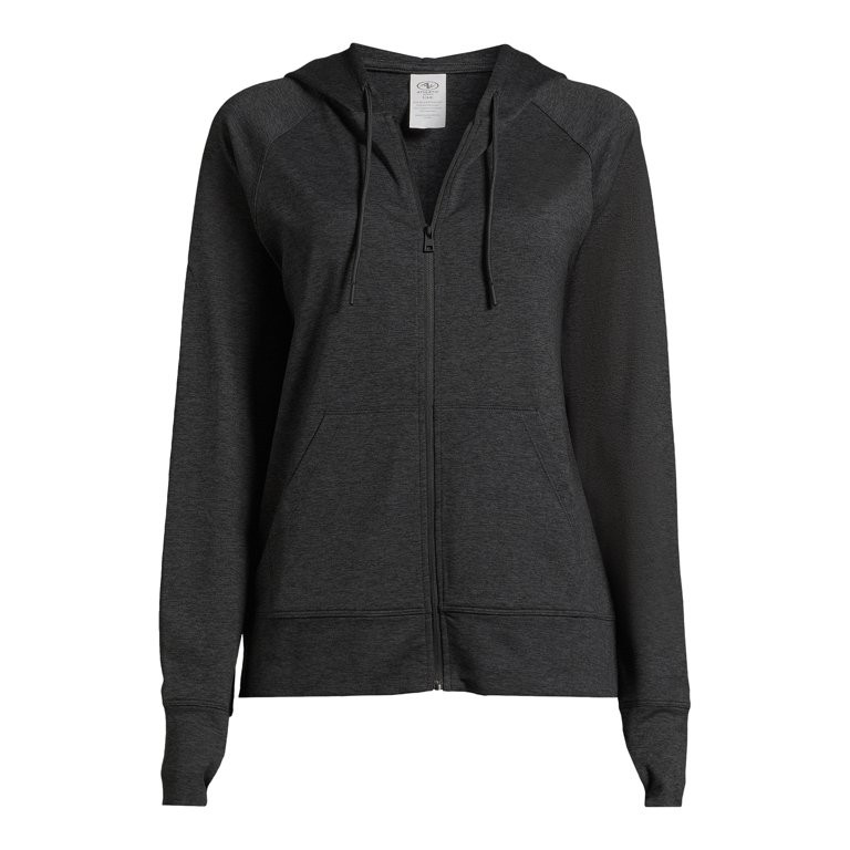 Athletic Works Women’s and Women's Plus ButterCore Lightweight Zip-Up Hoodie, Sizes XS-4X | Walmart (US)