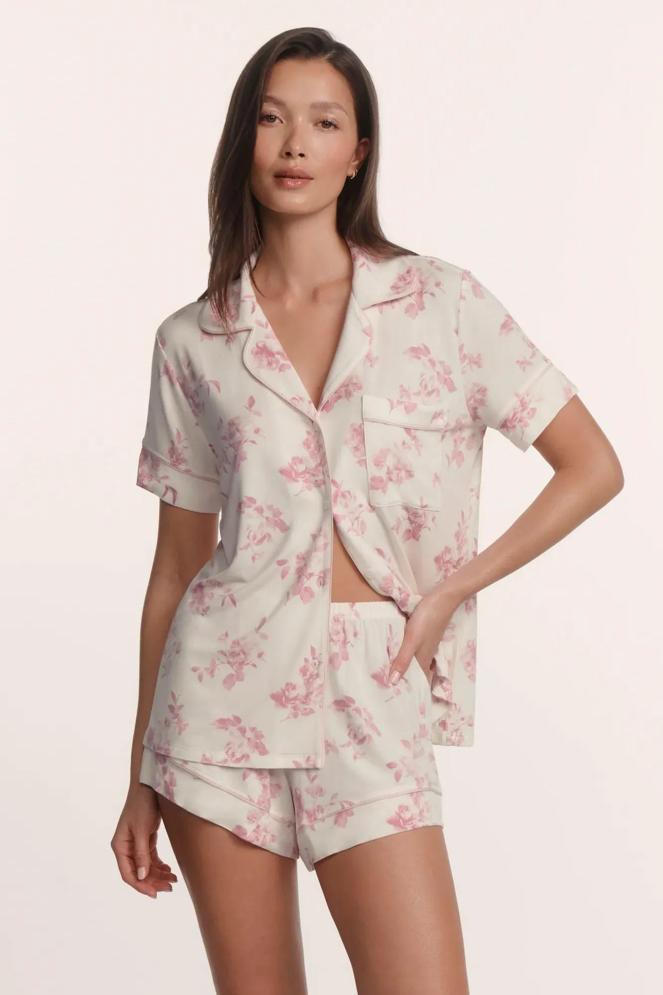 Gisele Printed TENCEL™ Modal Relaxed Short PJ Set | Eberjey
