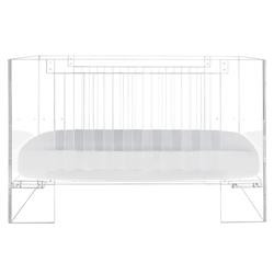 Nursery Works Vetro Crib Modern Acrylic Clear Crib | Lucite Crib | Kathy Kuo Home