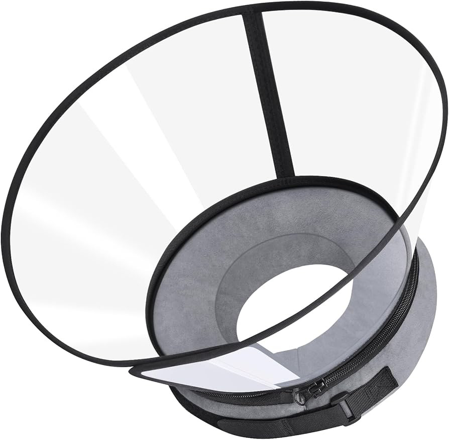 Sponge Core Dog Cone, Inflatable Dog Cone Collar Alternative, Dogs Donut Collar After Surgery, So... | Amazon (US)