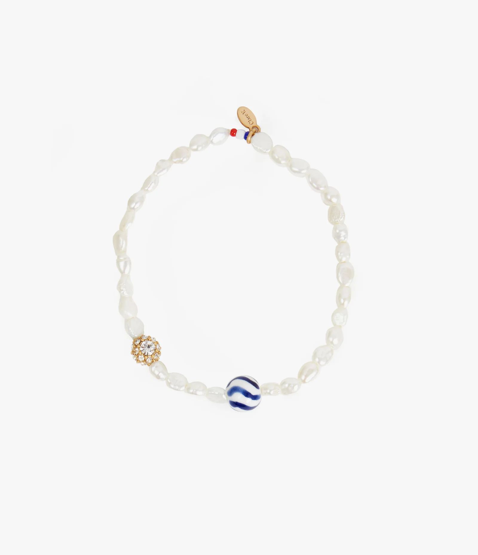 Freshwater Pearl Stretch Bracelet | Clare V.