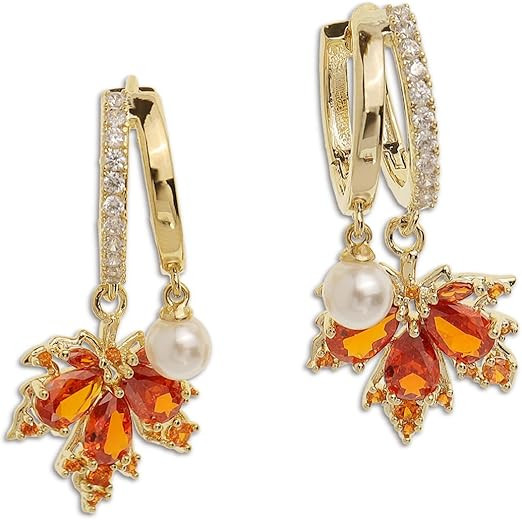 Sonateomber Double Circle Small Diamond Hoop Cartilage Earrings for Women - Sparkly Cubic Zirconi... | Amazon (US)