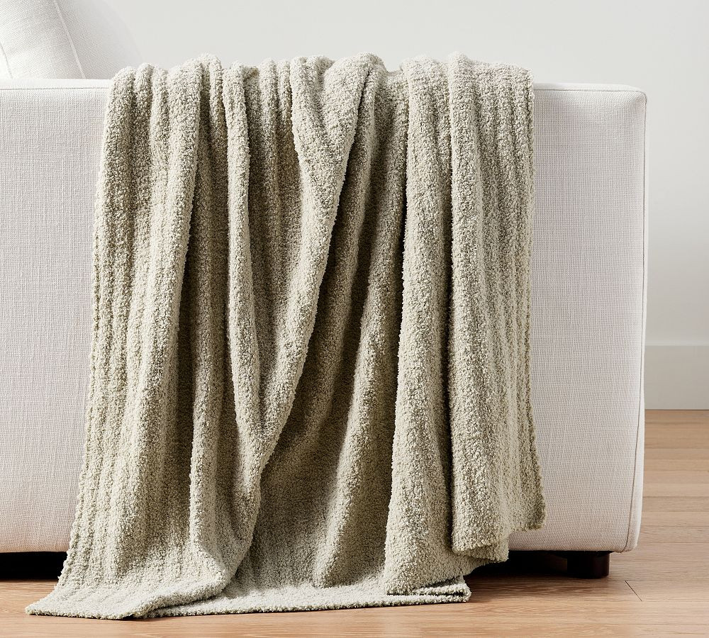Air Ribbed Throw Blanket | Pottery Barn (US)