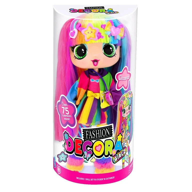 Decora Fashion Girlz 'Decora' Character 11-inch Poseable Doll: Unleash Your Style & Creativity! -... | Walmart (US)