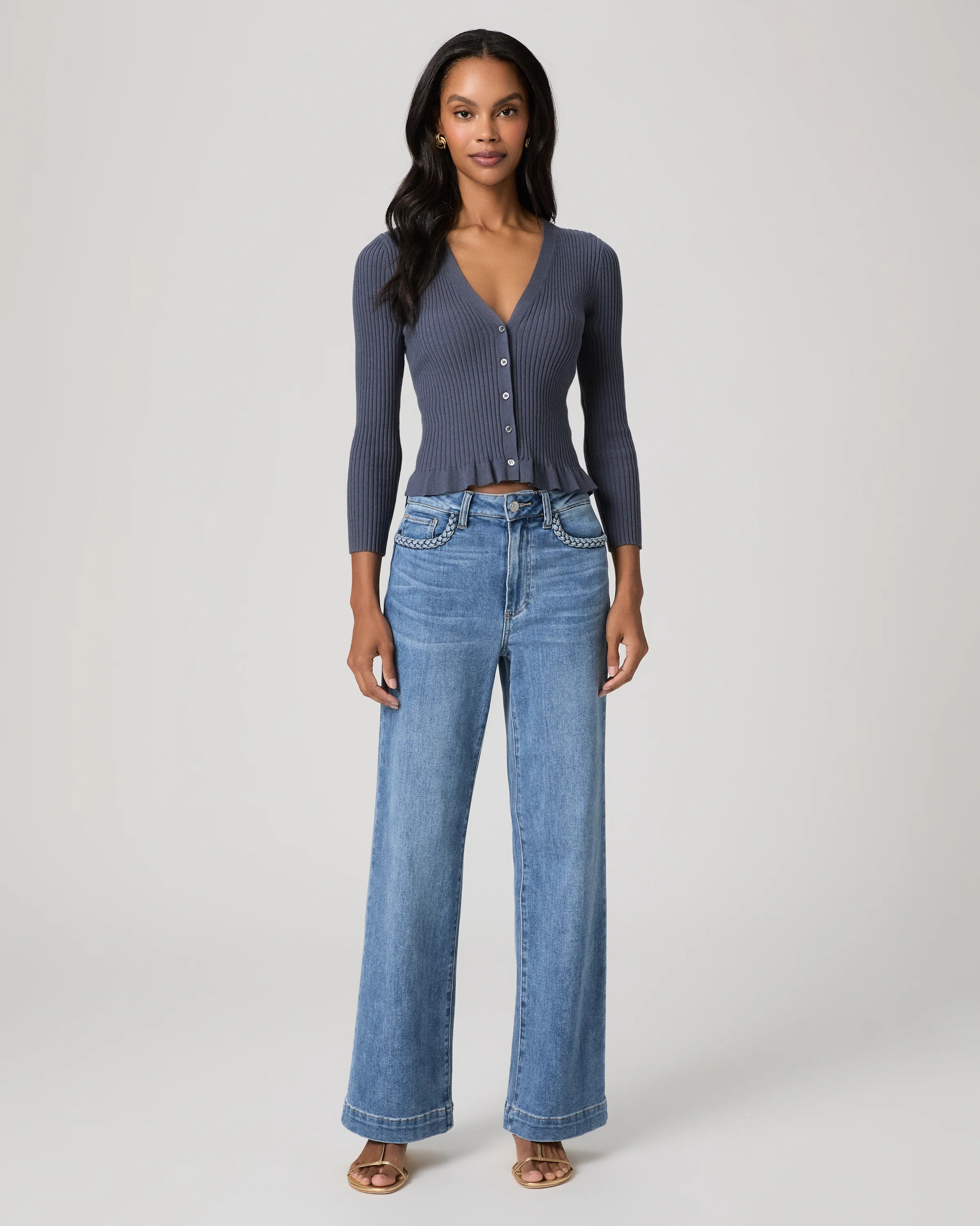 Anessa 31" Wide Leg Jean | Paige