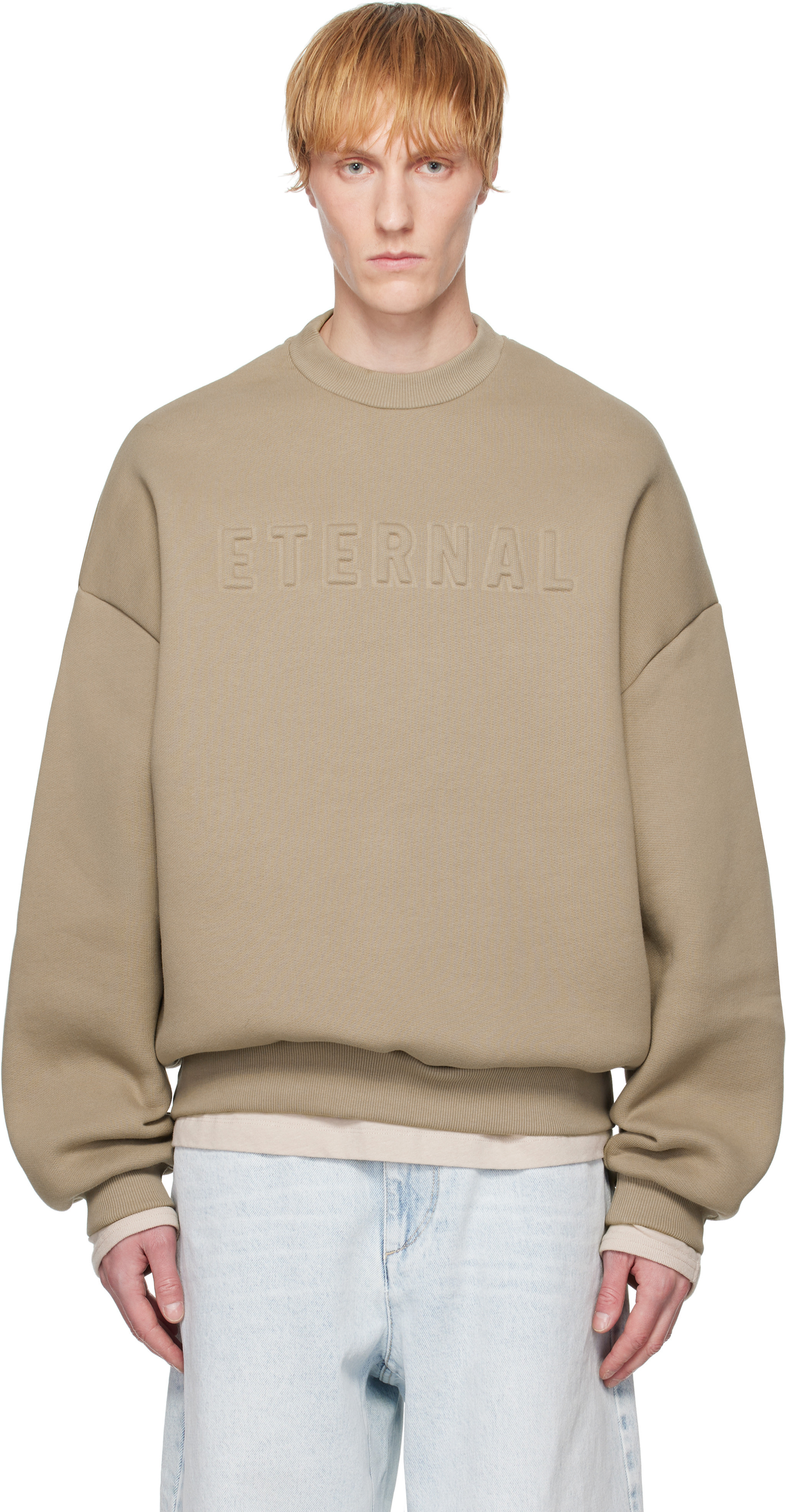 Fear of God Beige 'Eternal' Sweatshirt | SSENSE