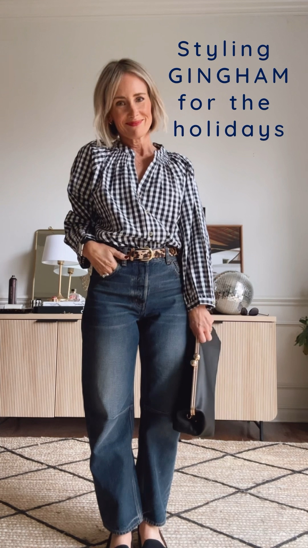 gingham top- xs
leopard belt, red lip, darker wash denim
Preppy meets holiday style
@sunshintiendashops
#ad
#bevacationhappy

#LTKStyleTip #LTKFindsUnder100 #LTKOver40