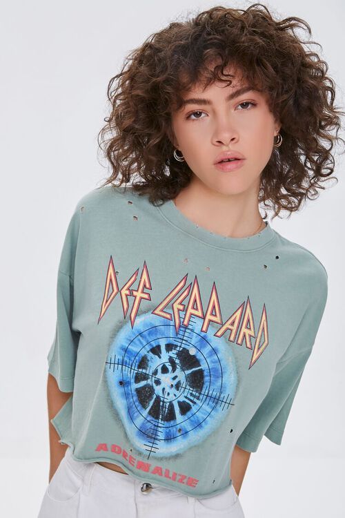 Def Leppard Graphic Distressed Tee | Forever 21 (US)