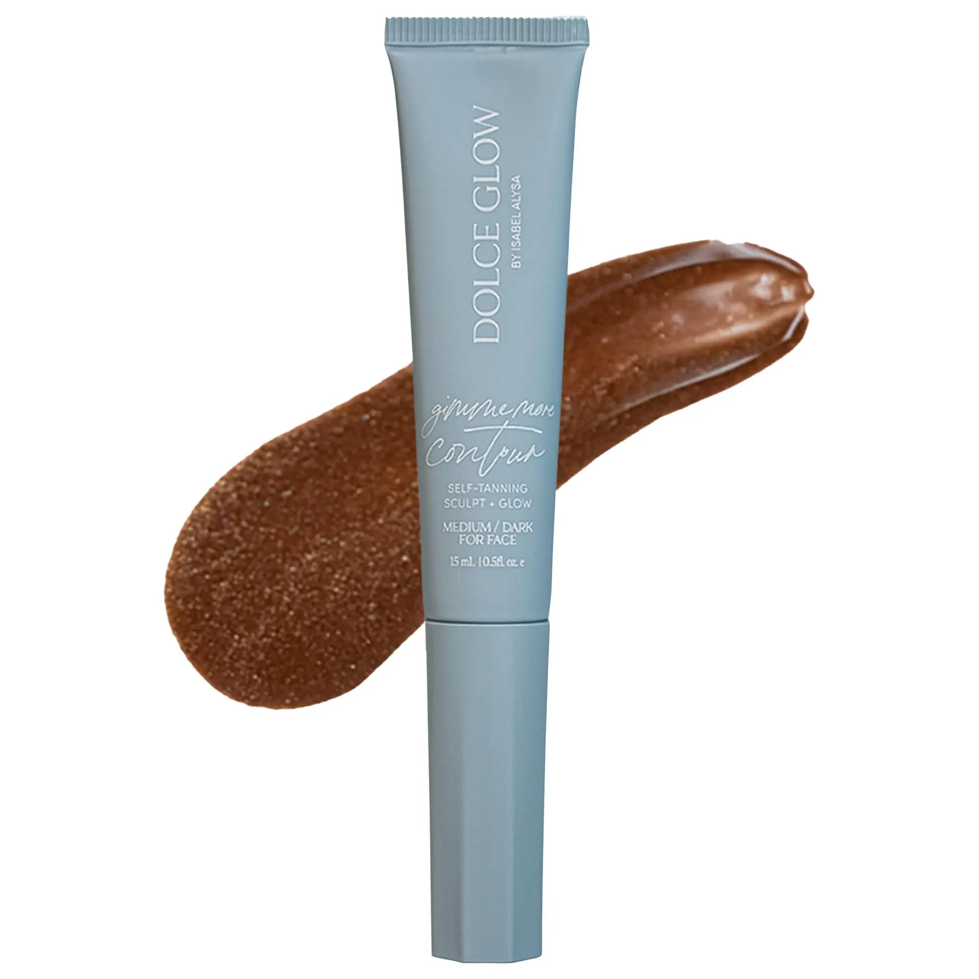 Dolce Glow Gimme More Contour Self-Tanning Sculpt + Glow Wand in Medium to Dark 0.50 oz/15ml | Sephora (US)