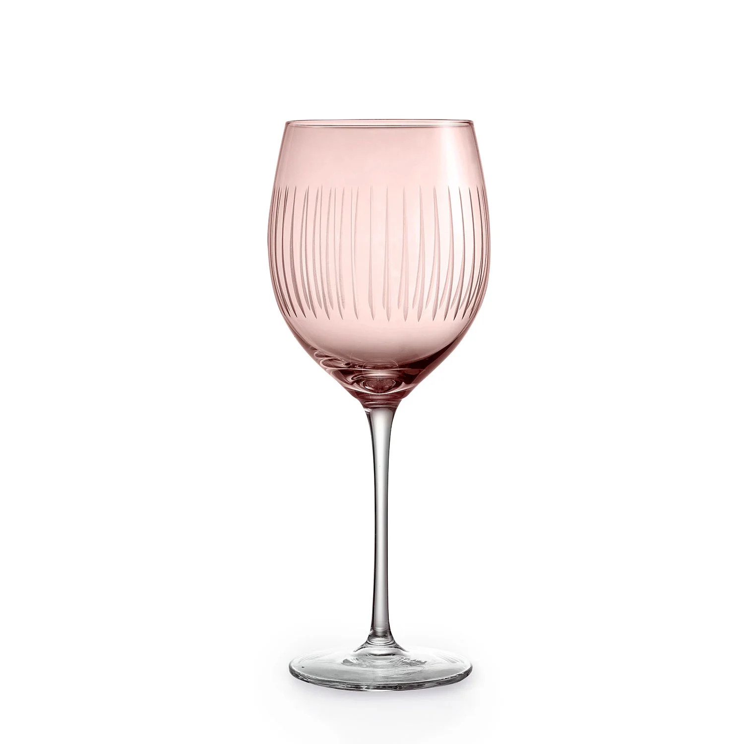 Rainbow Glow Rose Colored Wine Glasses with Stems 16 Ounces, Set of 4 | Walmart (US)