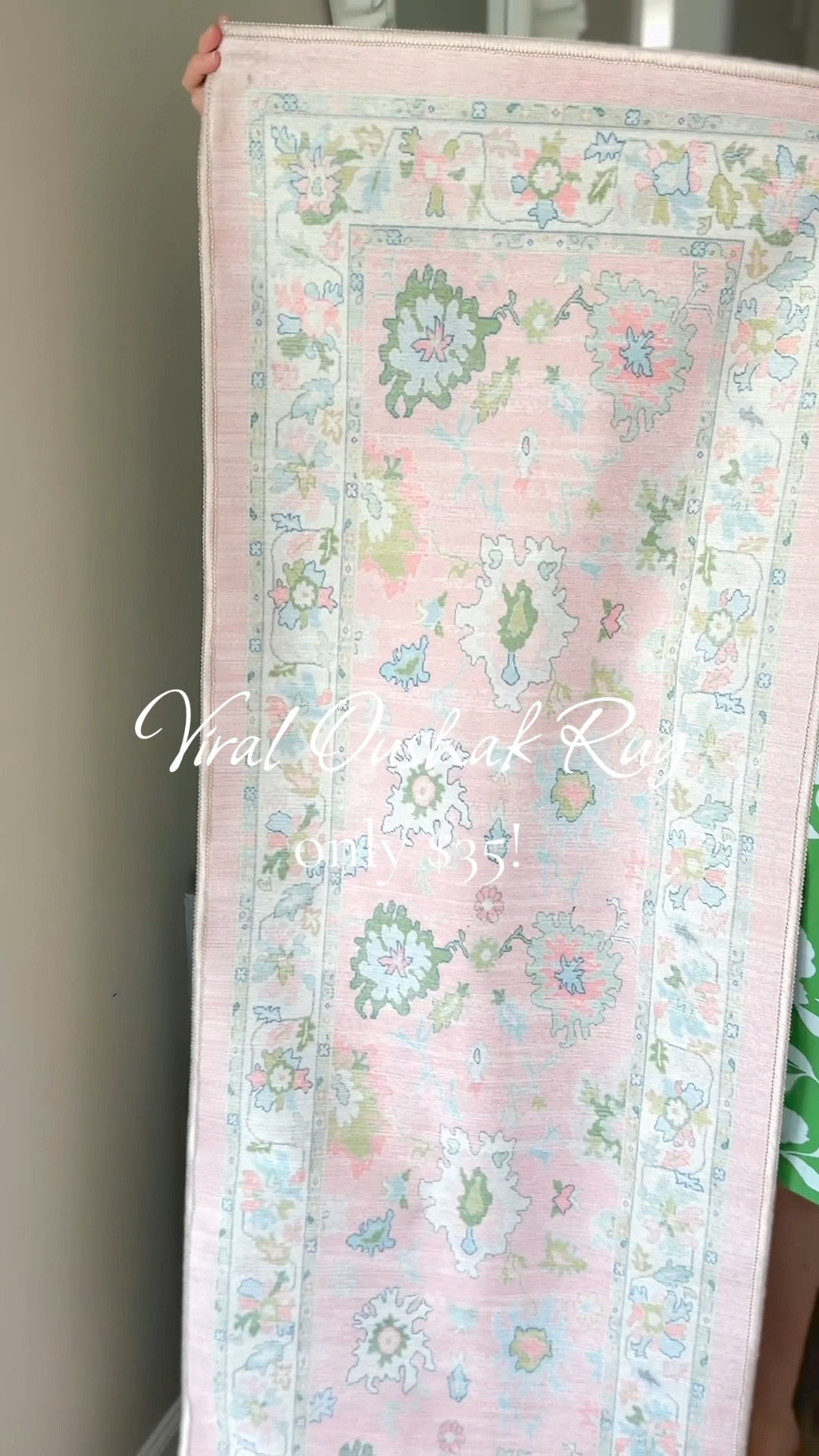 Pink Oushak rug | Viral Oushak Rug | grandmillenial home decor 

#LTKHome