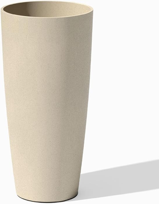 Veradek Mason Series Vega Planter - Tall Round Outdoor Planter with Shelf | Amazon (US)