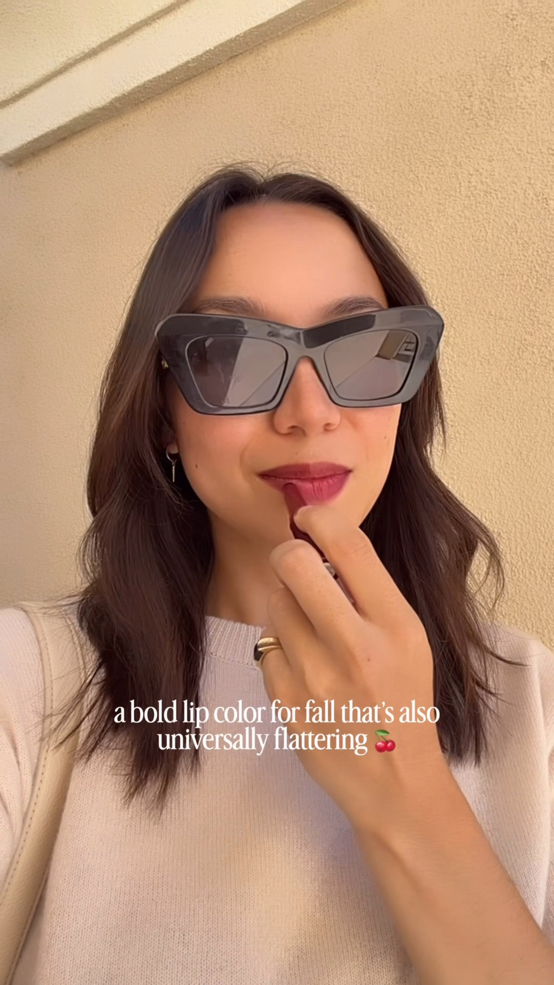 Universally flattering bold lip color for fall 🍒

Black honey almost lipstick & lip and cheek oil