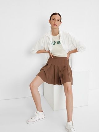 High Rise Pleated Mini Skirt | Gap (CA)