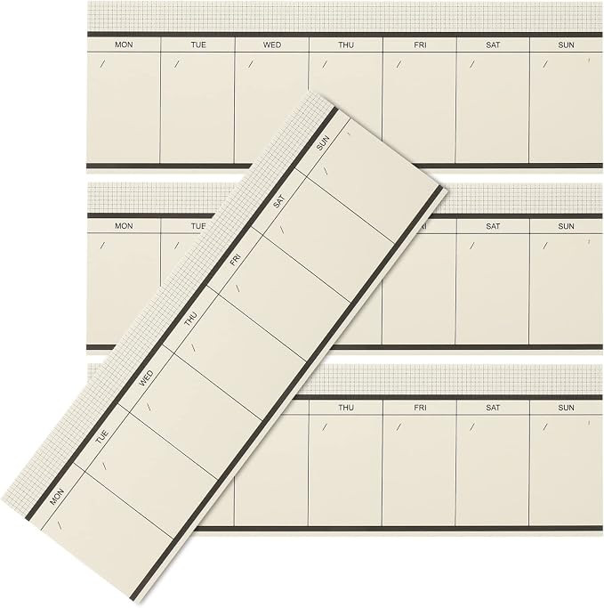 Weekly Planner Notepads Tearable Schedule Planning Memo Pads Weekly Plan Notebook for Daily to do... | Amazon (UK)