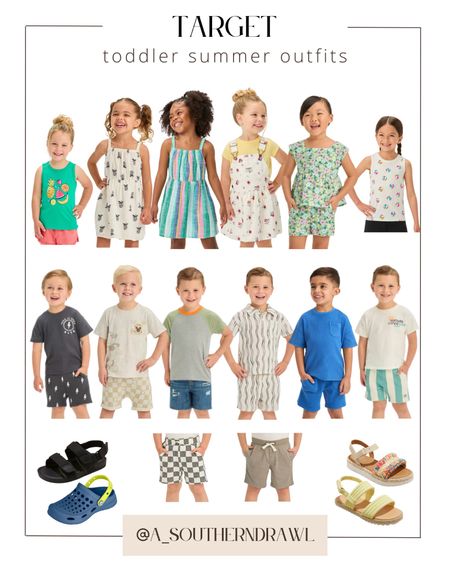 Target toddler summer outfits!

Toddler summer clothes - summer sandals - everyday outfit ideas for toddler - girls summer clothes - boy summer outfits 

#LTKStyleTip #LTKKids #LTKSeasonal