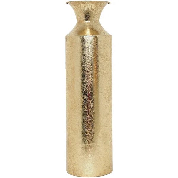 Gold 16.1" Metal Table Vase | Wayfair Professional