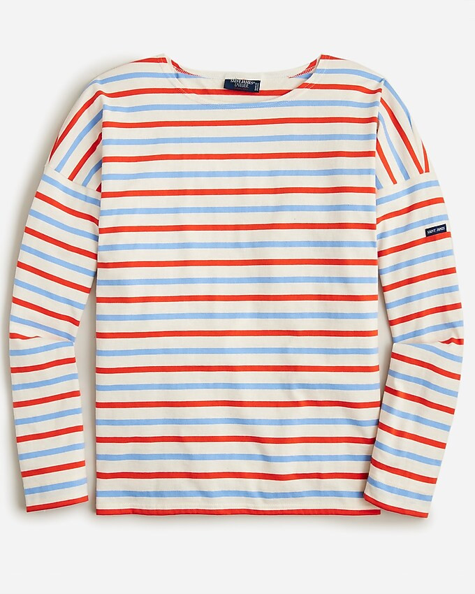 Saint James® for J.Crew relaxed boatneck T-shirt in stripe | J. Crew US