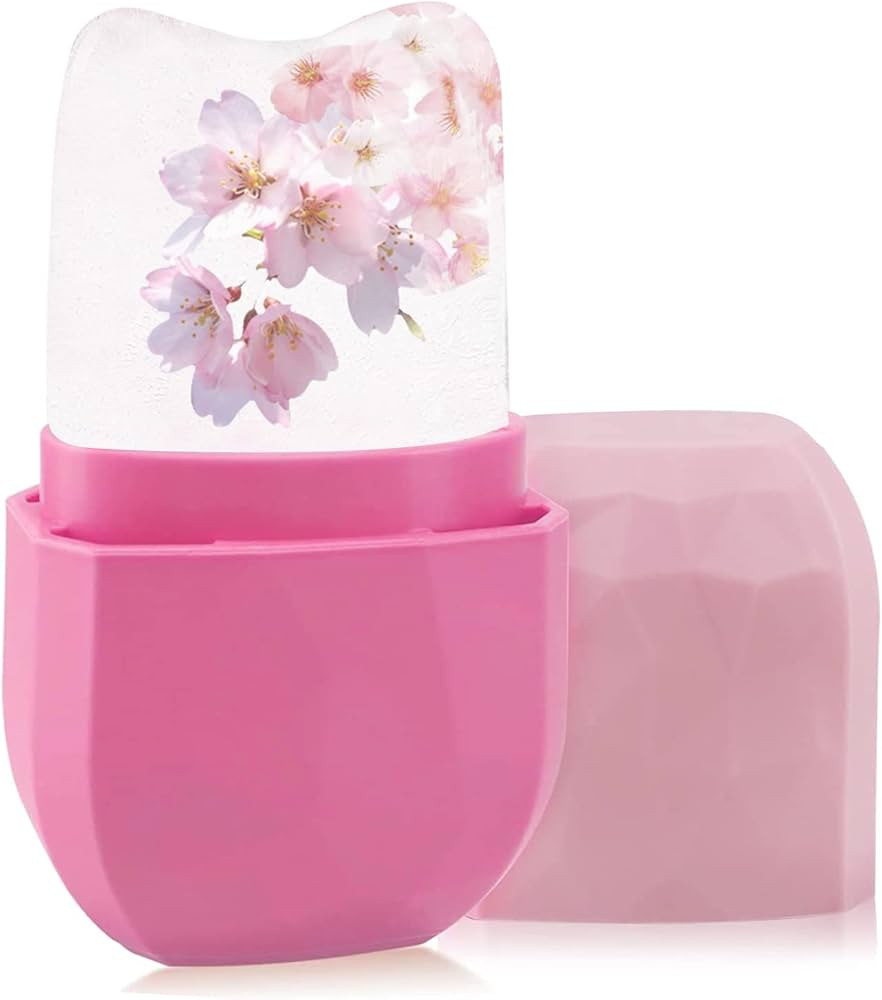 Ice Face Roller, Ice Roller for Face and Eye, Ice Mold for Face,V-Shaped Design, Food-Grade Leak-... | Amazon (US)