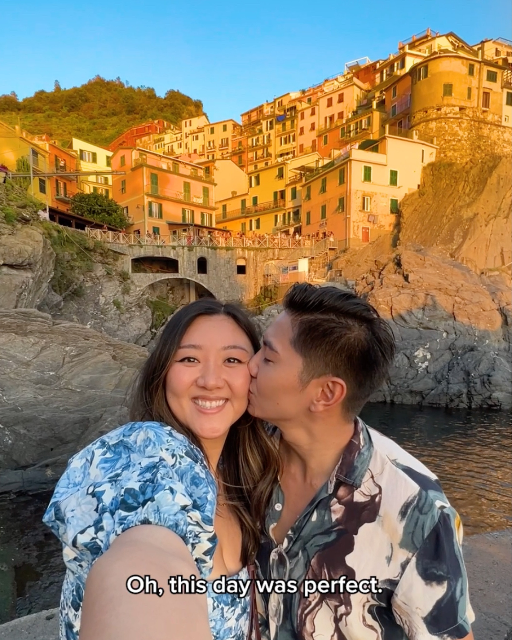 I love my puff sleeve dress that I was wearing on day 5 in Italy - Cinque Terre! George was wearing a marble print shirt, a sweater polo, and pants. I've also linked my red one-piece.
#traveloutfit #couplelook #menscasualoutfit #vacationstyle

#LTKstyletip #LTKmens #LTKtravel
