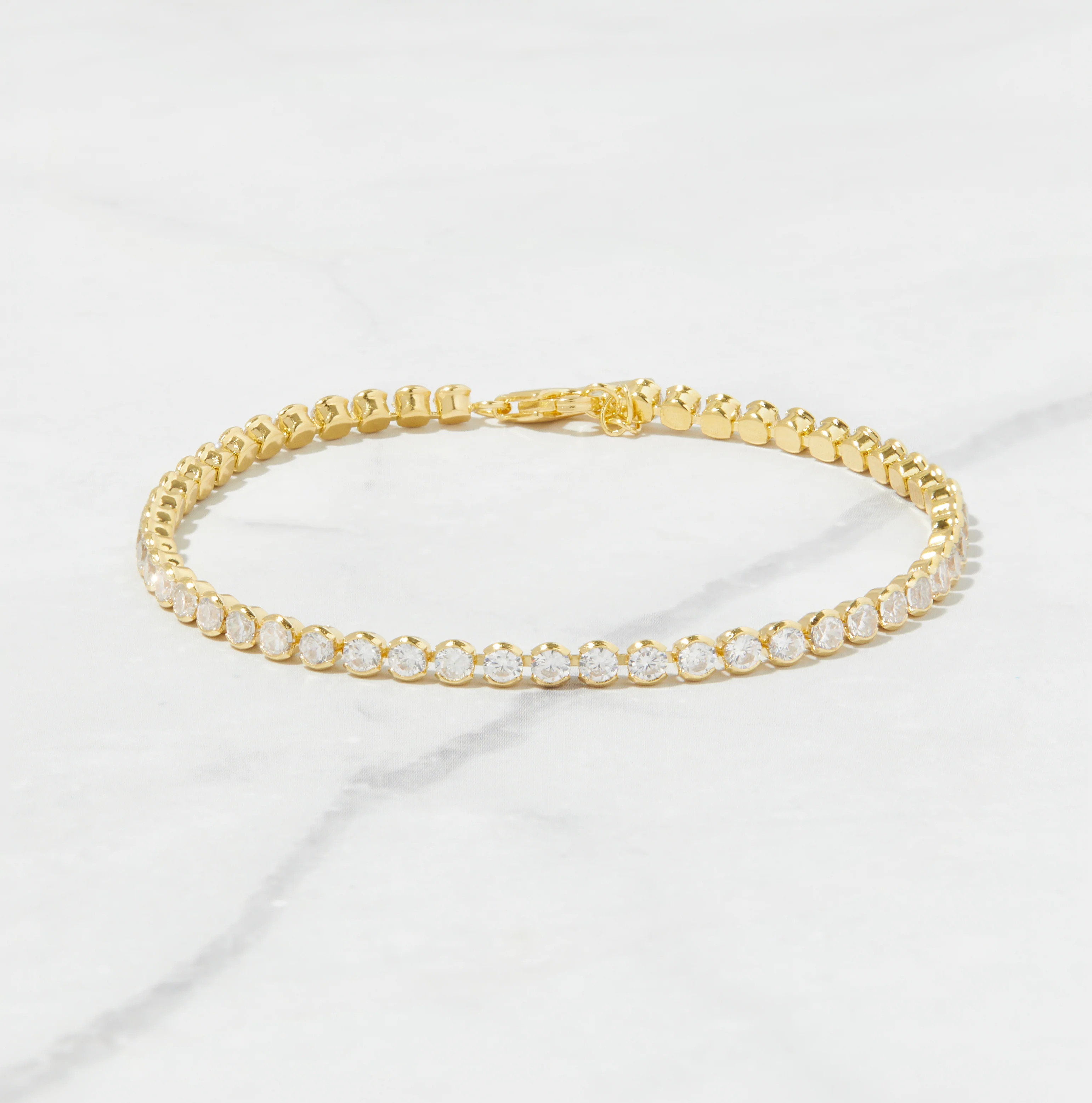 3mm Round Tennis Bracelet | Sami Jewels